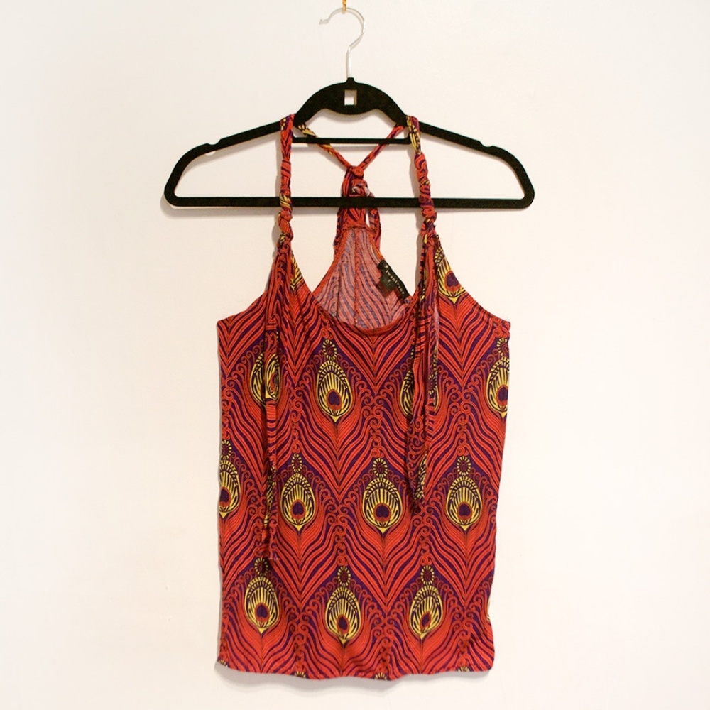 1970's Inspired Printed Tank Top